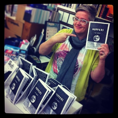 Image of Tricky with books